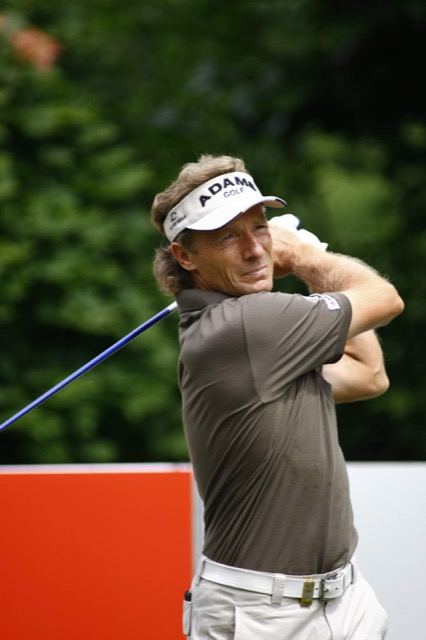 Bernhard Langer beim Abschlag. Seit 2008, als diese Aufnahme entstanden ist, hat er sich kaum verändert.